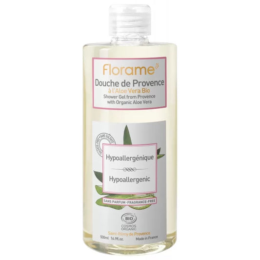 Gel douche de Provence BIO, Hypoallergénique - 500 ou 1000ml - Florame