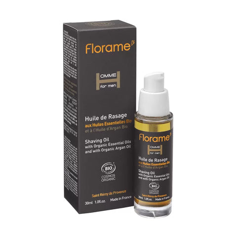 Huile de rasage BIO pour homme - 30ml - Florame