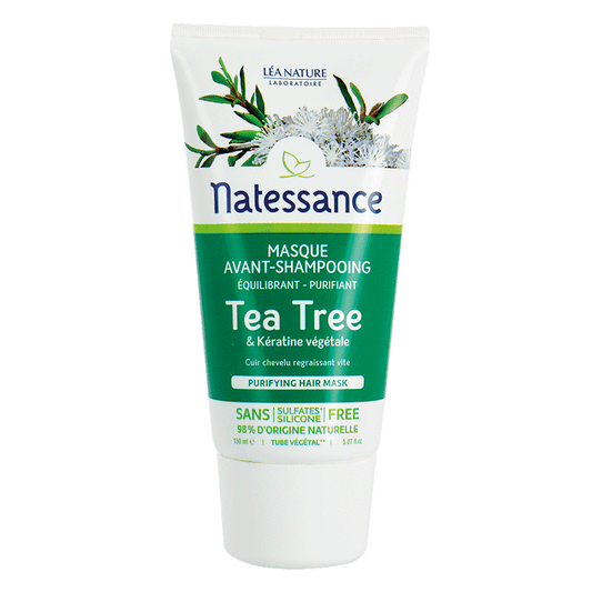 🌿 Natessance® Balancing Purifying Pre-Shampoo Mask with Tea Tree - 150ml 🌿