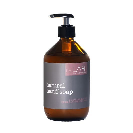 Le Lab Des Montagnes - Natural Grape Leaf Infused Liquid Soap - 🌿 Gentle Cleanser for Your Skin 💖