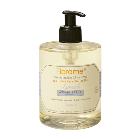 Savon liquide BIO à l'ancienne nourissant, Amande - 500ml - Florame