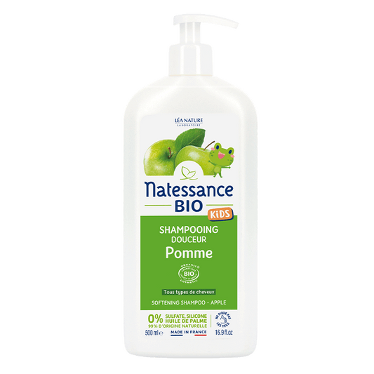 🍏 Natessance® Organic Apple Kids Shampoo - 500ml 🍏