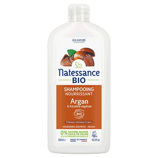 🌿 Natessance® Nourishing Shampoo with Organic Argan Oil - 500ml 🌿