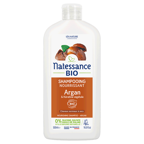 🌿 Natessance® Nourishing Shampoo with Organic Argan Oil - 500ml 🌿