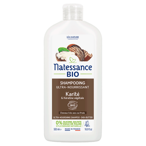 🌿 Natessance® Ultra-Nourishing Cream Shampoo with Organic Shea Butter 🌿