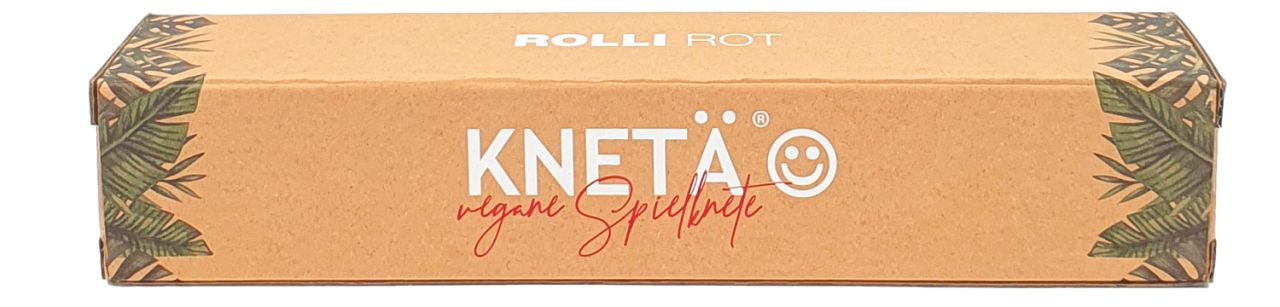 KNETÄ Silikonrolli rot