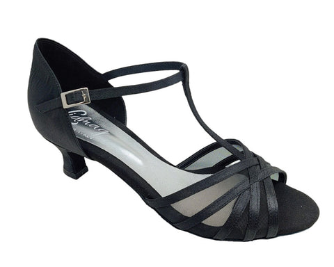 Grace Bliss Tanzschuhe in Schwarz Satin