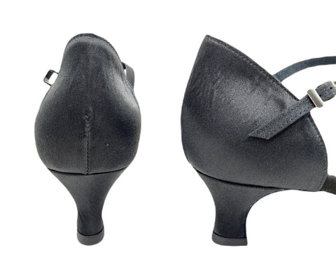 Grace Bliss Tanzschuhe in Schwarz Satin
