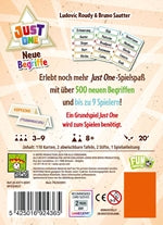 Just One - Neue Begriffe (d)