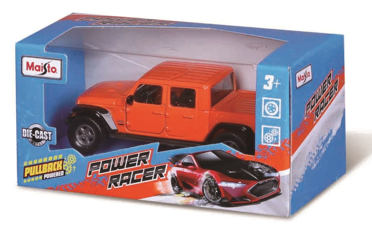 Rückzugautos ass. Power Racer 1/33