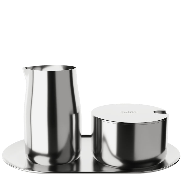 Milk and Sugar Set  stainless steel polished