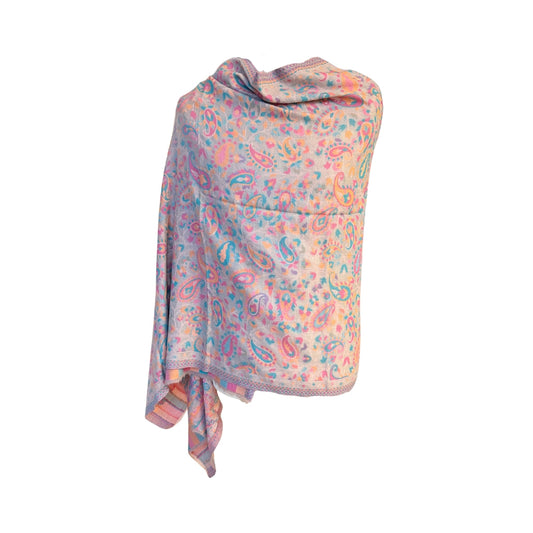 AISHITERU - Kaelith Kani Cashmere Shawl - Pastel Reverie, Soft & Elegant ✨🧣