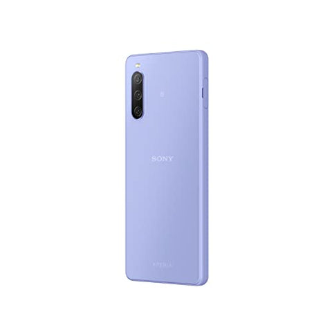 Sony Xperia 10 IV (5G Smartphone, 6 Zoll, OLED-Display , Dreifach-Kamera, 3,5-mm-Audioanschluss, 5.000mAh Akku, Dual SIM hybrid) 24+6 Monate Garantie [Amazon Exklusiv] lavendel