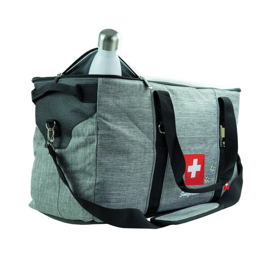 Swiss Ethno Cooling Bag XL – Kühltasche mit Schultergurt & Bieröffner