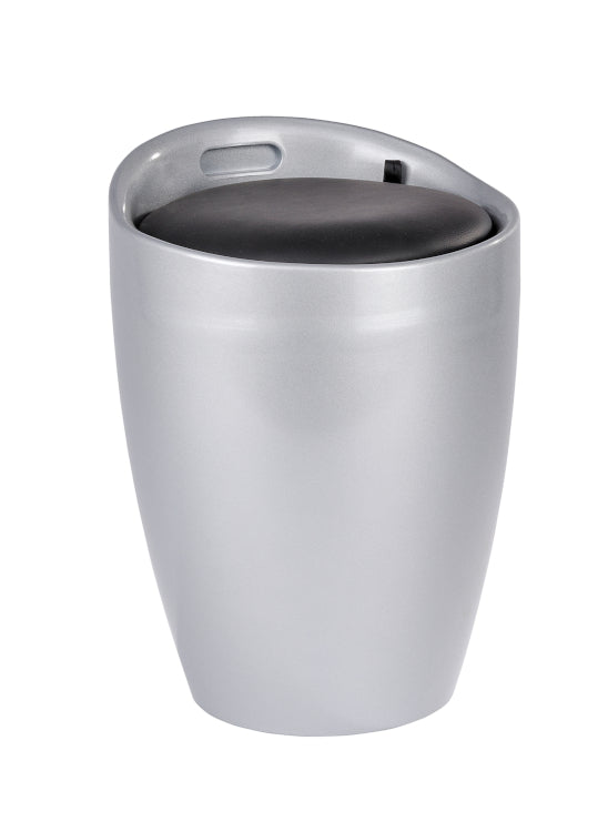 Badhocker Candy silber 