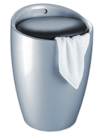 Badhocker Candy silber 