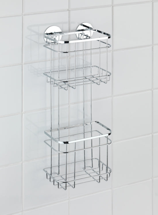 Turbo-Loc Wandregal 2 Etagen Edelstahl