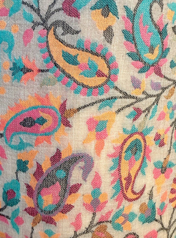 AISHITERU - Saelina Kani Cashmere Shawl - Light, Elegant Kashmiri Weave ✨🧣