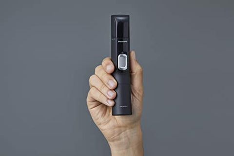 Panasonic Er-Gn300K503 Brauentrimmer für trockene und nasse Nase, Schwarz, 3,8 x 3,4 x 16,4 cm, für Herren.