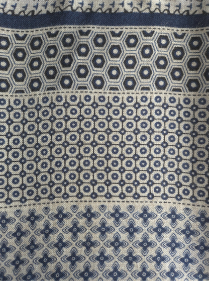 AISHITERU - Heritage Hexagon Printed Cashmere Scarf - Timeless Luxury & Modern Geo ✨🧣