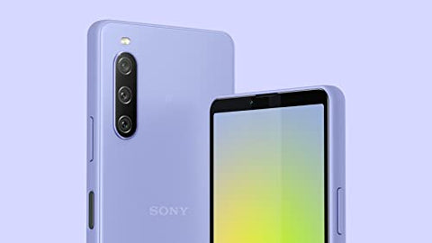Sony Xperia 10 IV (5G Smartphone, 6 Zoll, OLED-Display , Dreifach-Kamera, 3,5-mm-Audioanschluss, 5.000mAh Akku, Dual SIM hybrid) 24+6 Monate Garantie [Amazon Exklusiv] lavendel