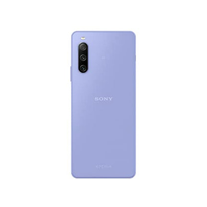 Sony Xperia 10 IV (5G Smartphone, 6 Zoll, OLED-Display , Dreifach-Kamera, 3,5-mm-Audioanschluss, 5.000mAh Akku, Dual SIM hybrid) 24+6 Monate Garantie [Amazon Exklusiv] lavendel