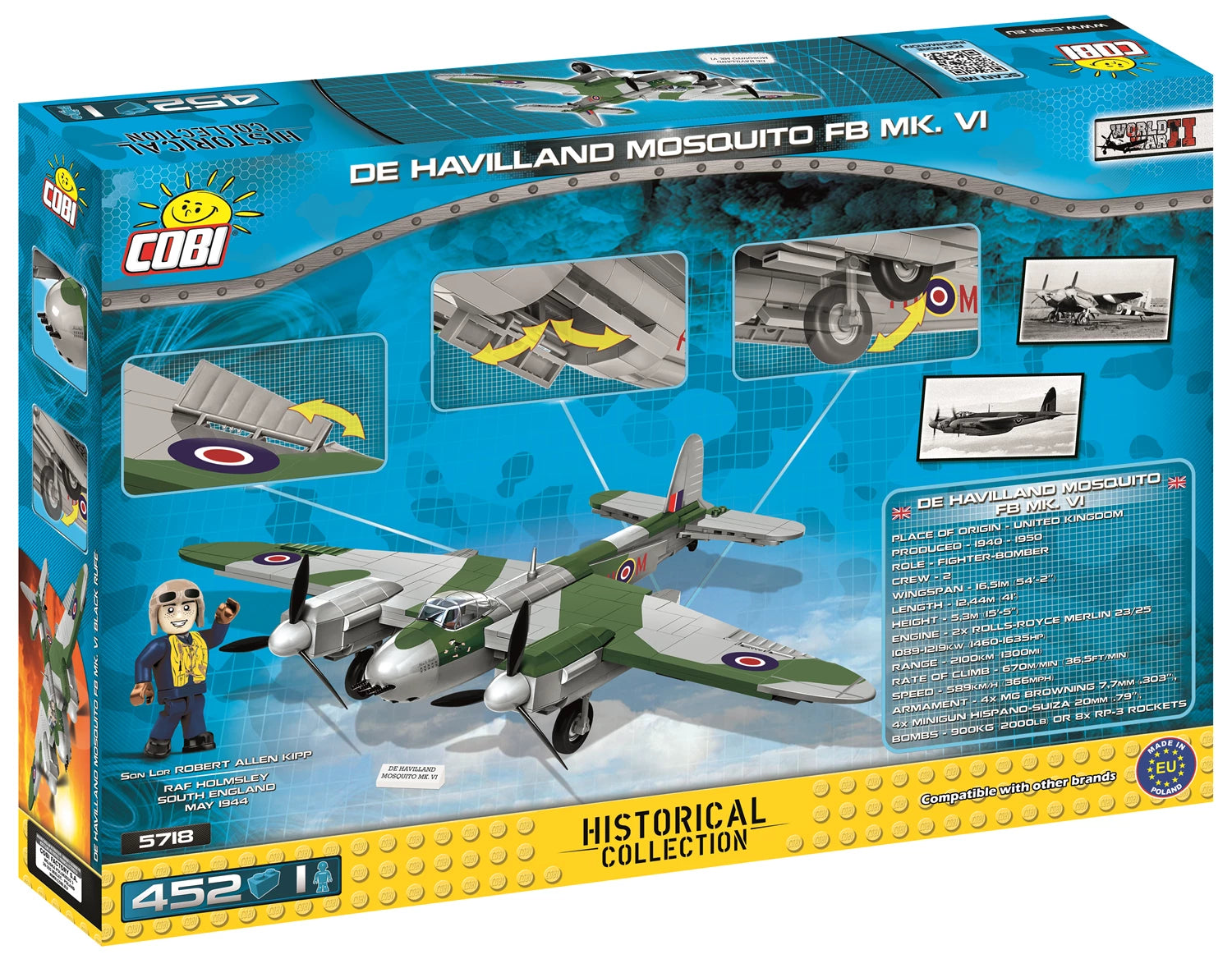 De Havilland Mosquito / 452 pcs.