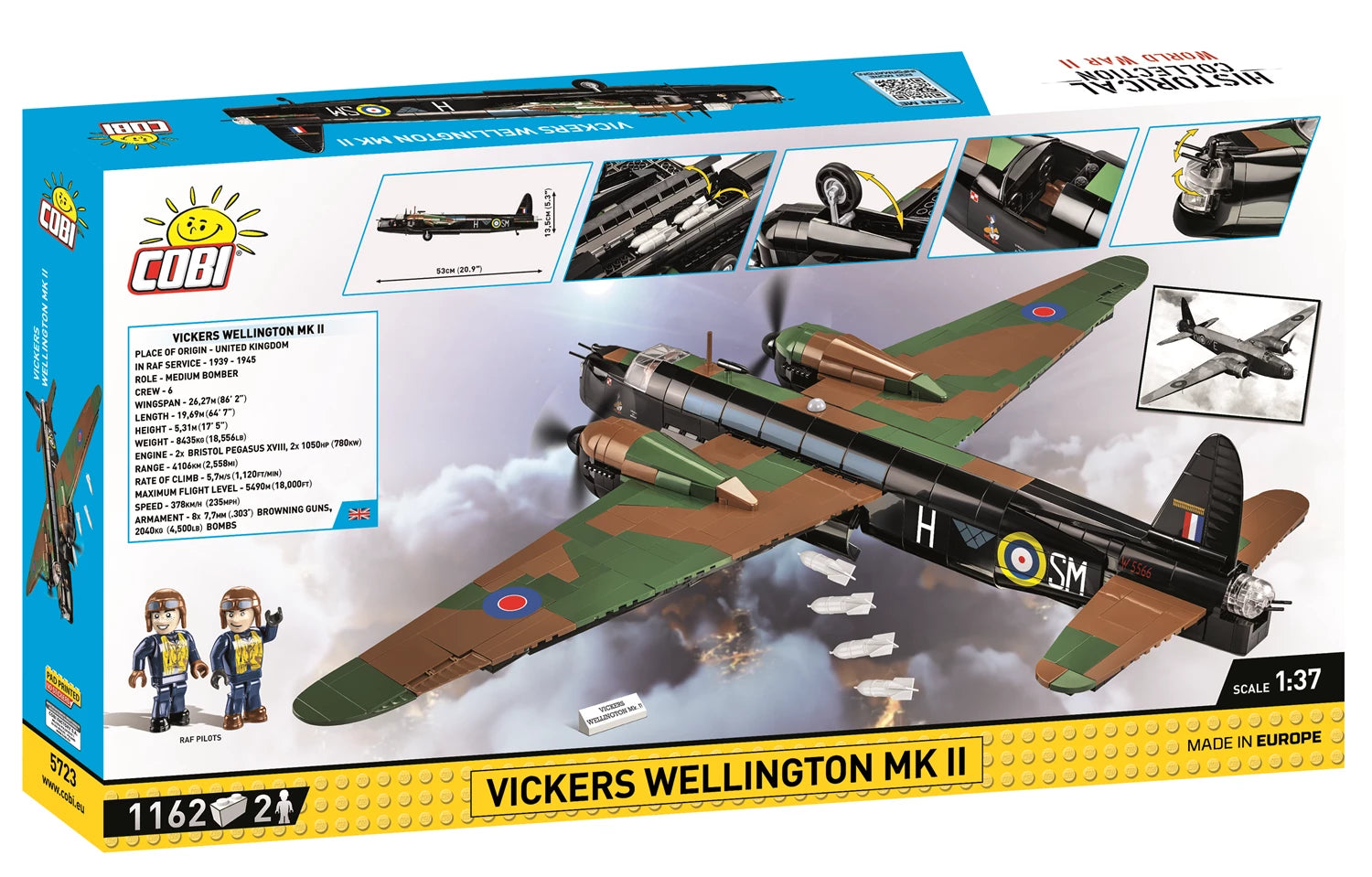 Vickers Wellington Mk.II/1162pcs