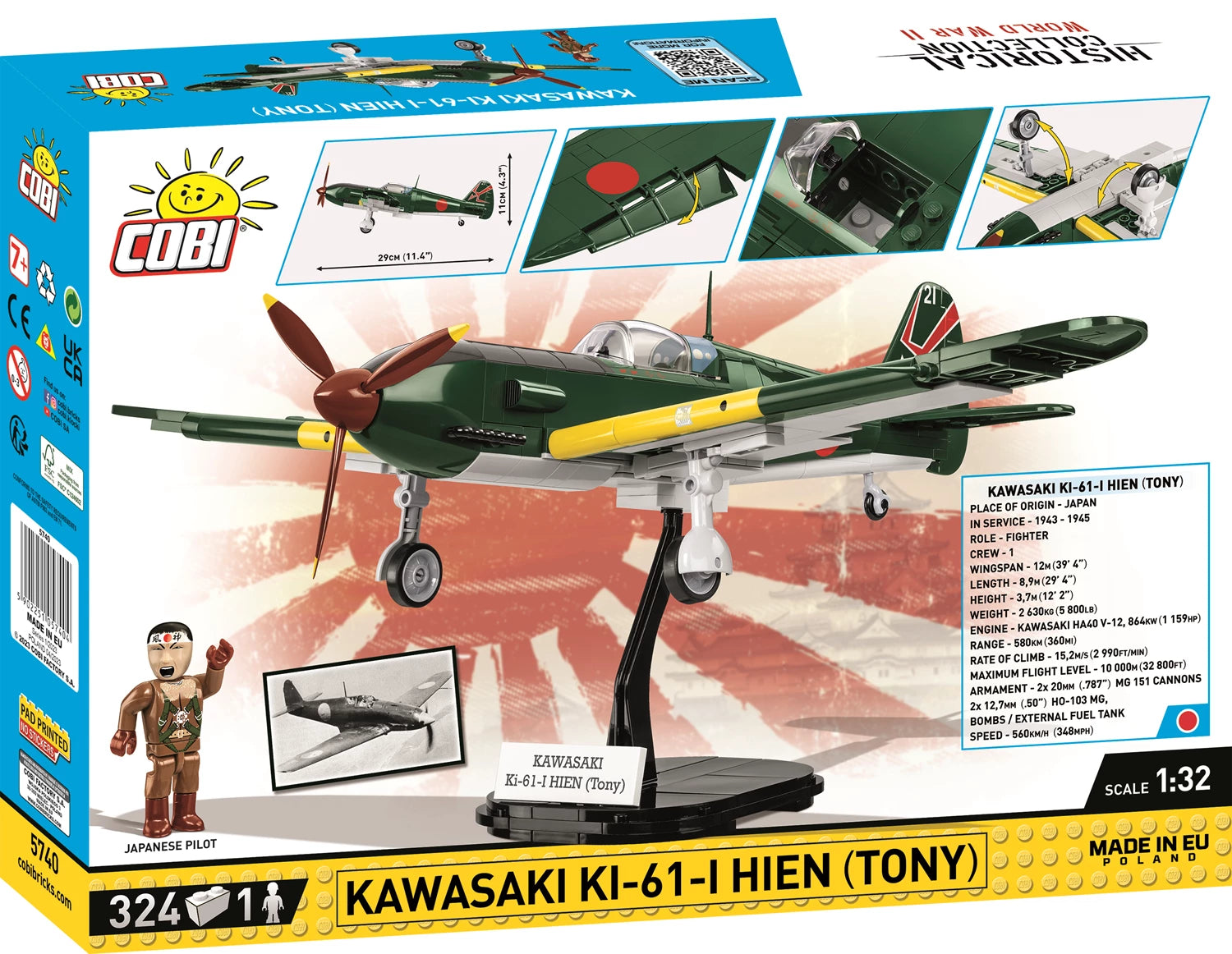 Kawasaki Ki-61-I / 324 pcs.