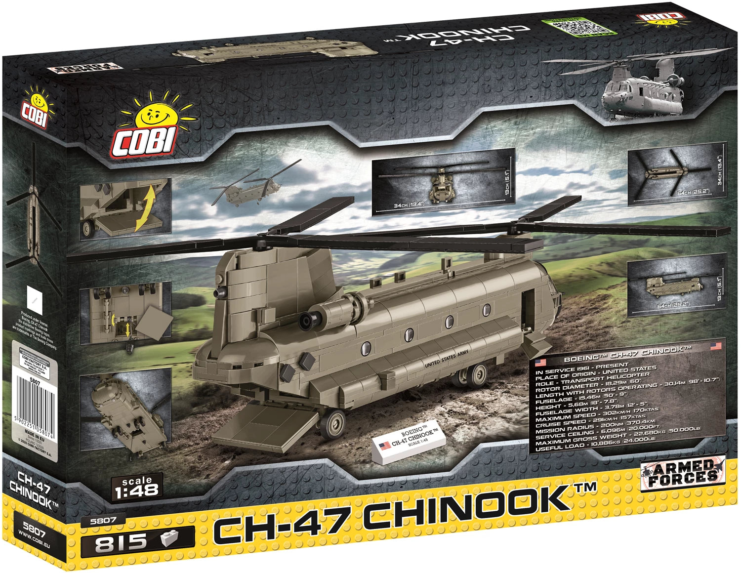 Boeing CH-47 Chinook / 815 pcs.