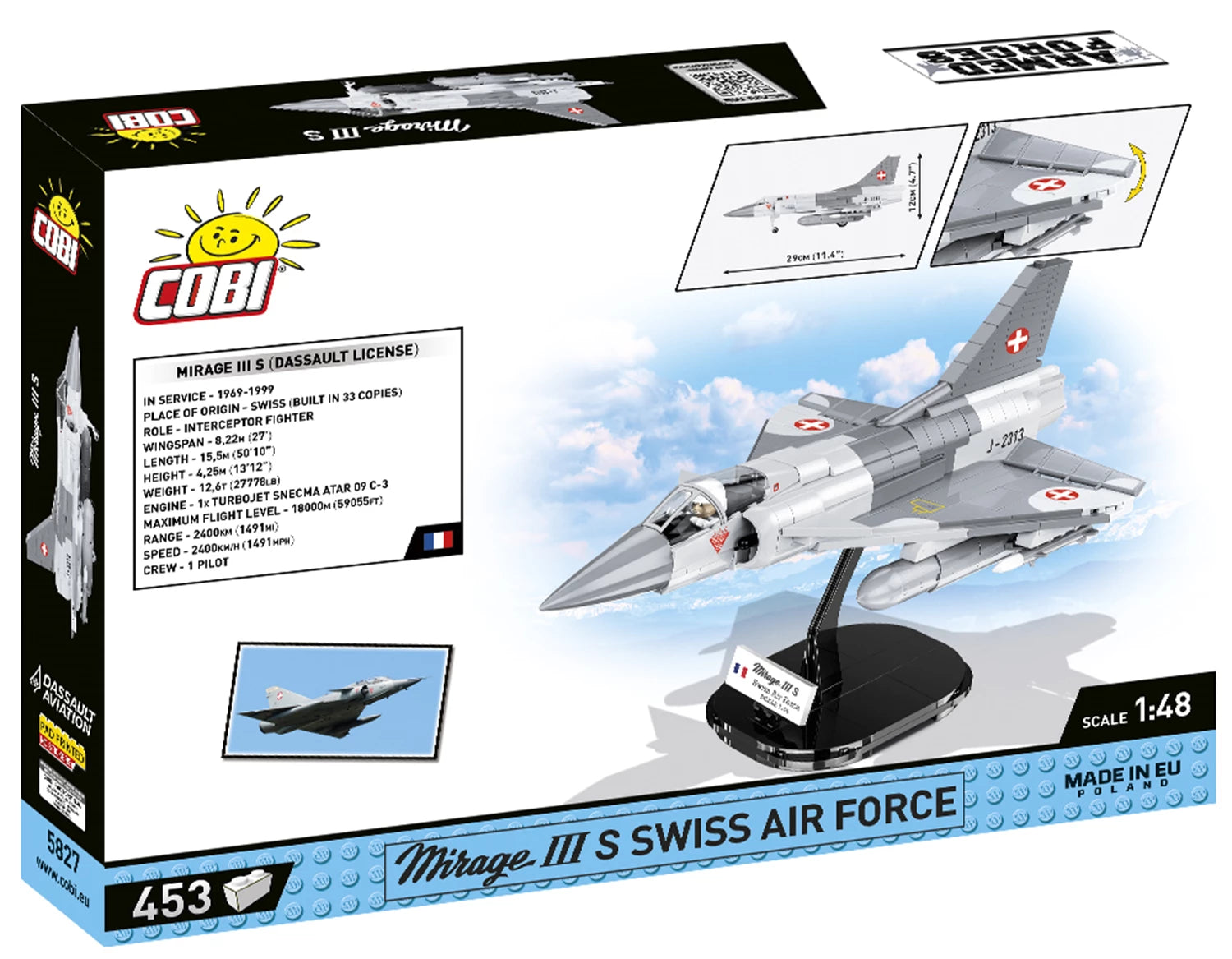 Mirage III S Swiss AF / 453 pcs.