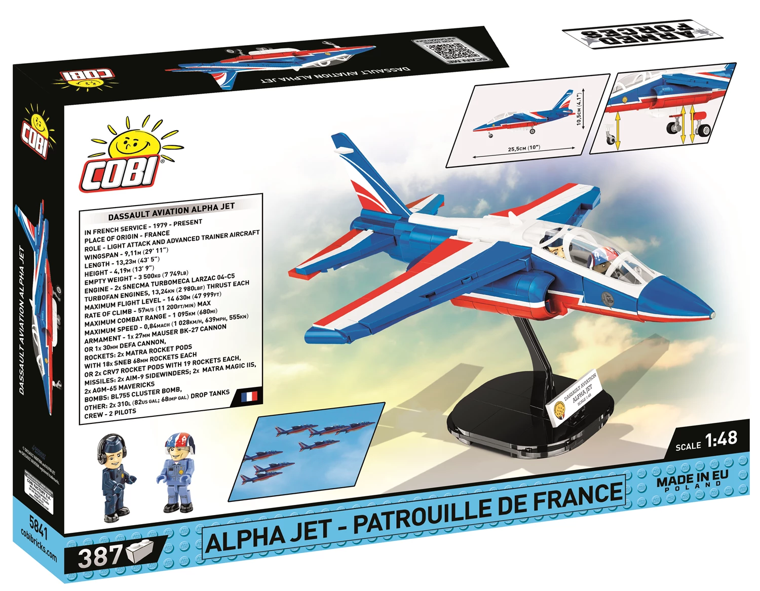 Alpha Jet P. de France / 387 pcs