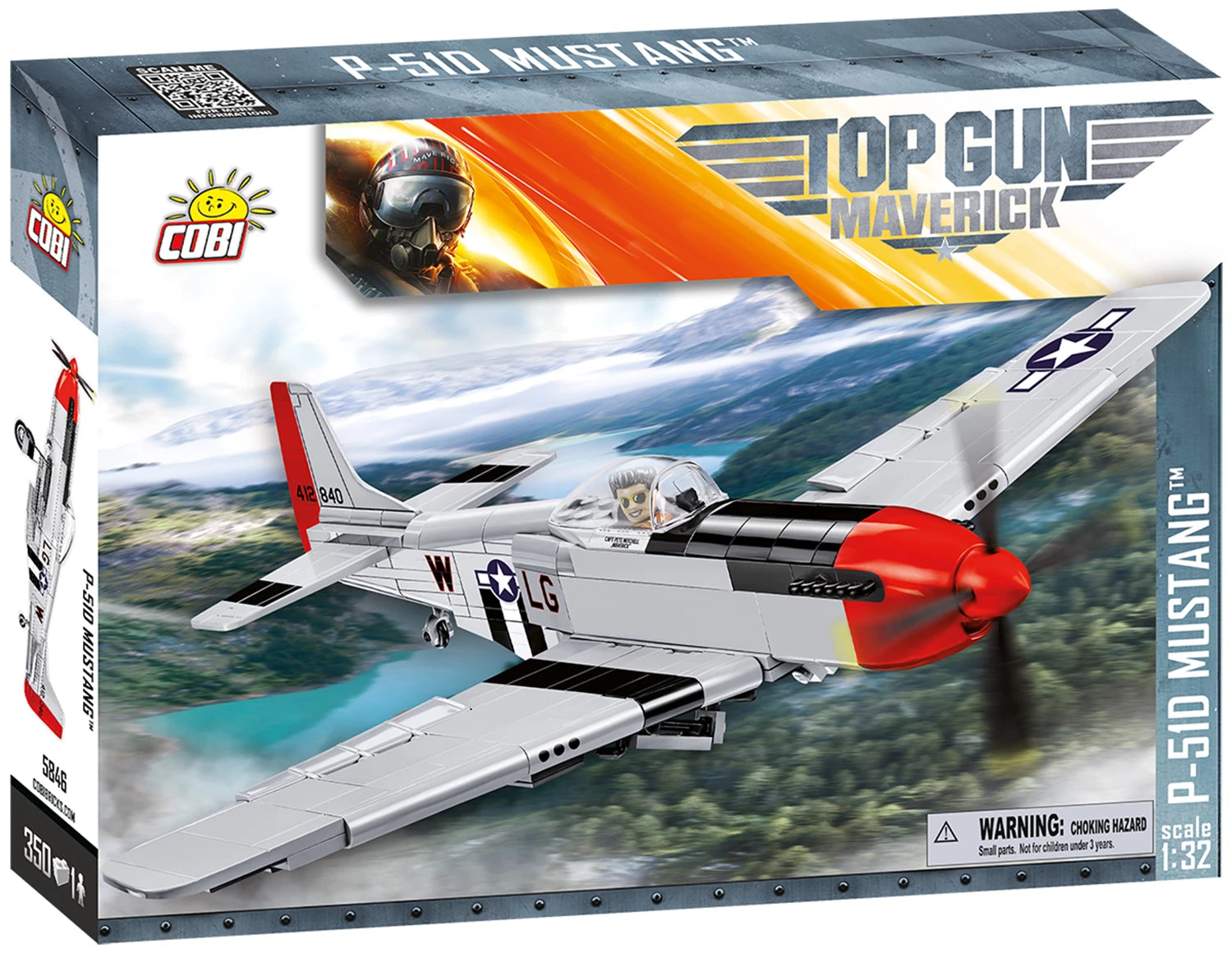 P-51D Mustang TOP GUN/350 pcs.