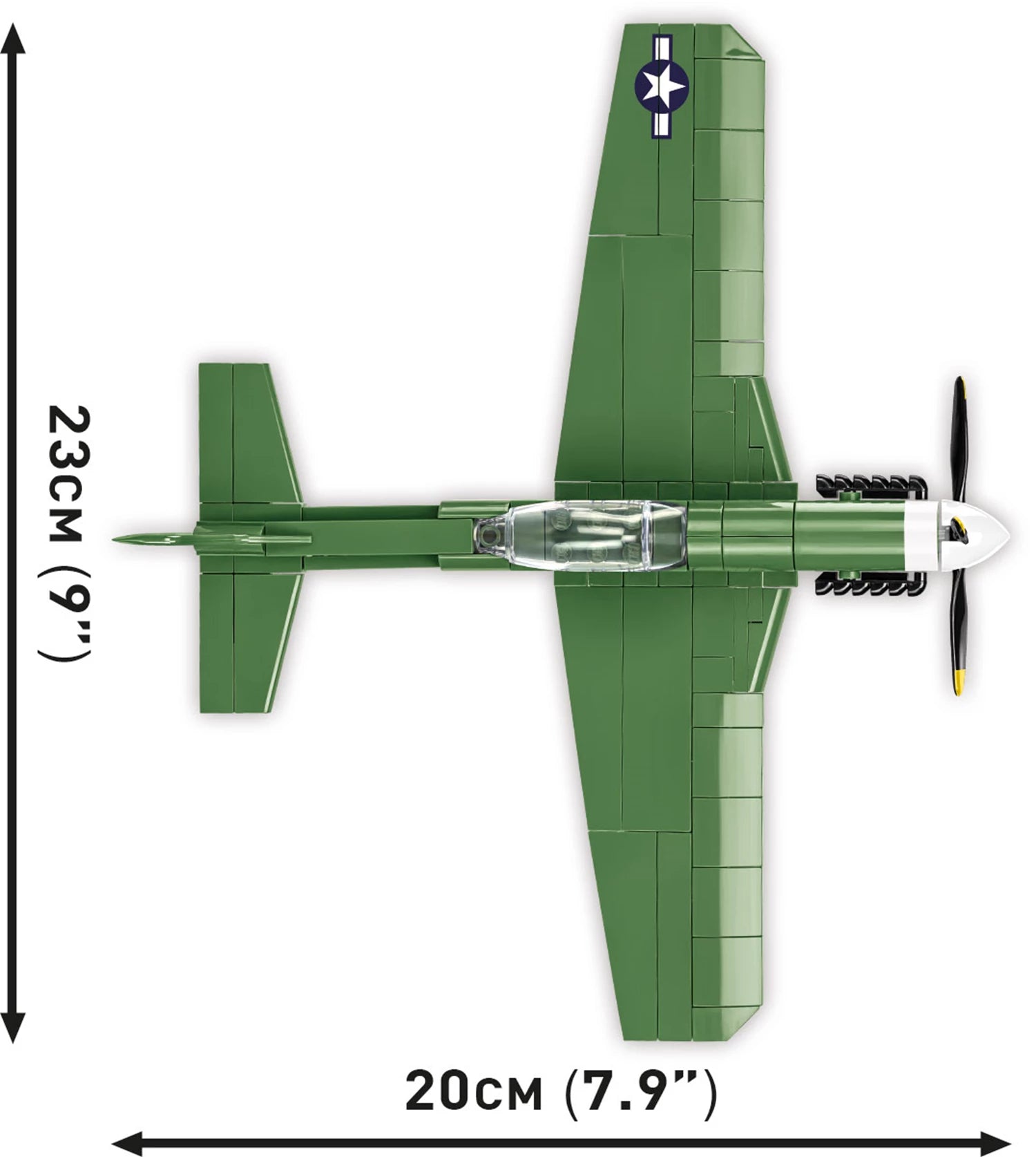 P-51D Mustang / 150 pcs.