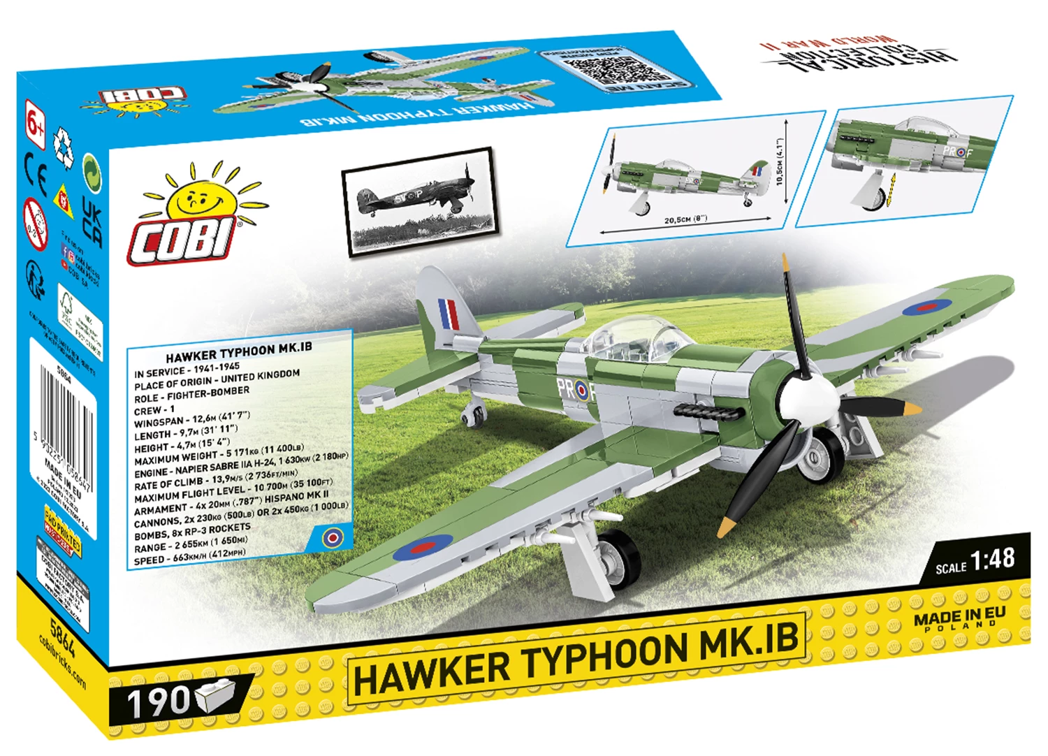 Hawker Typhoon Mk Ib / 190 pcs.