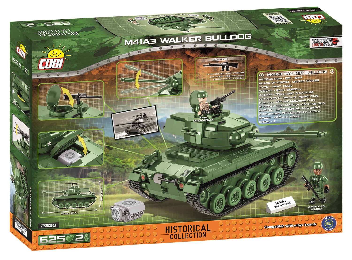 M41A3 Walker Bulldog / 625 pcs.