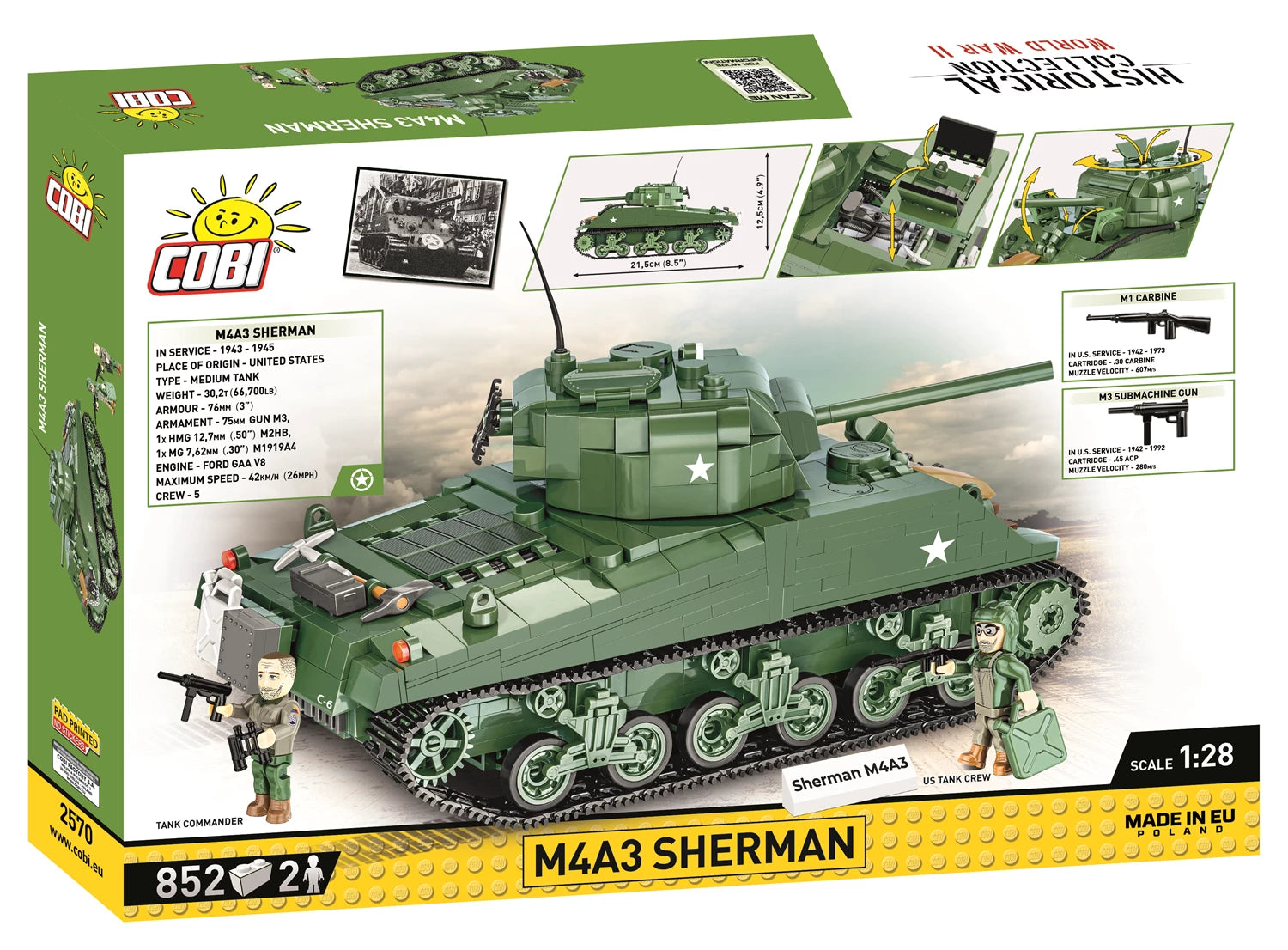 M4A3 Sherman / 852 pcs.