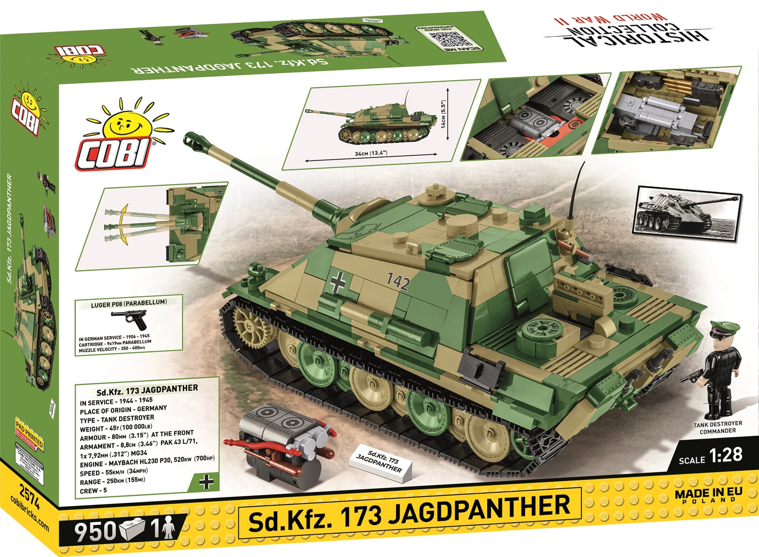 Jagdpanther Sd.Kfz.173/ 950 pcs