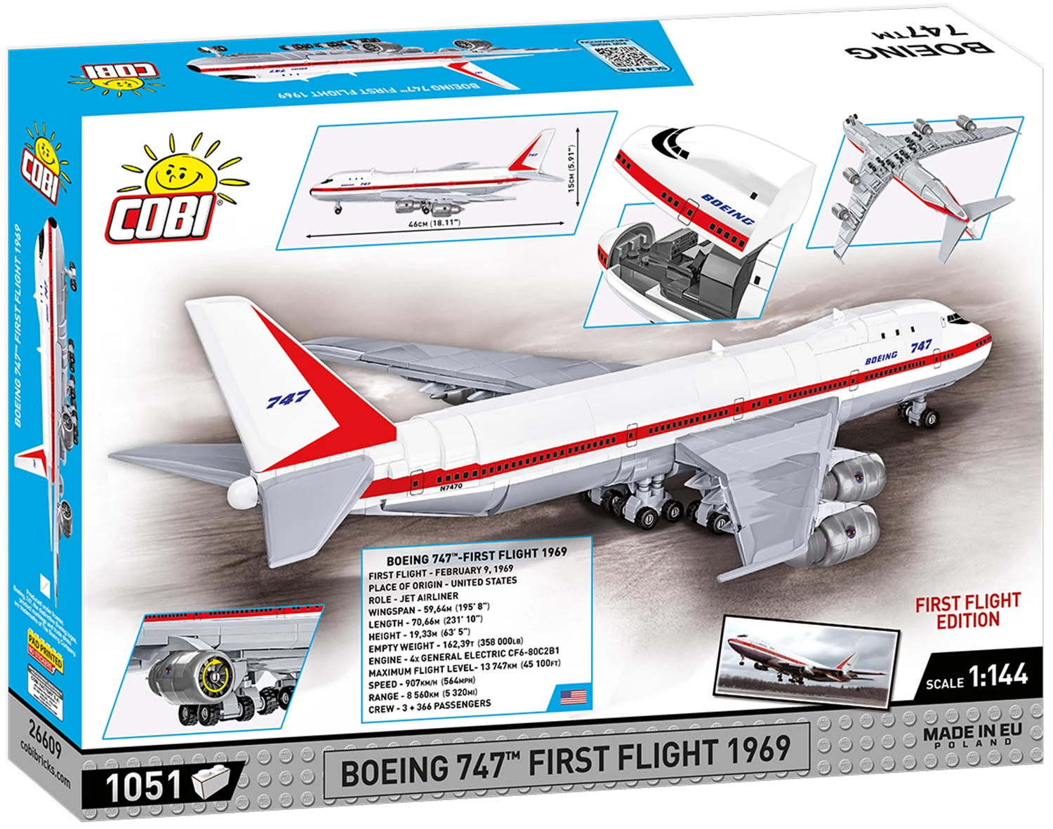 Boeing 747 F. Flight / 1051 pcs.