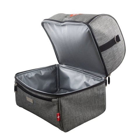 Swiss Ethno Kühltasche – 2 Fächer, Nylon 600D & Schultergurt