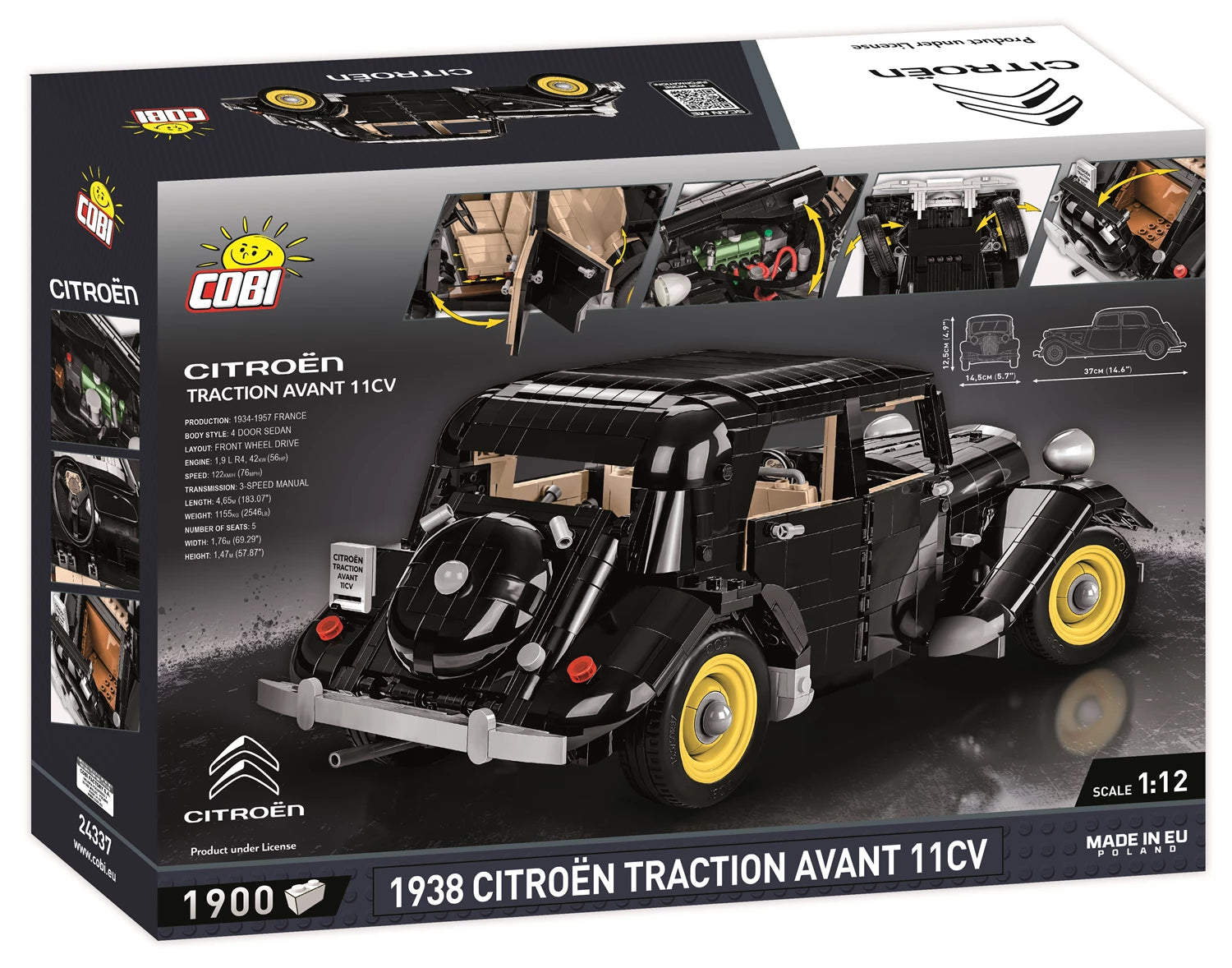 1:12 Citroën 11CV Avant/1900 pcs