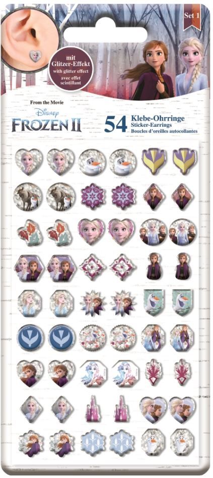 Sticker Earrings Frozen 2 Klebe-Ohrringe