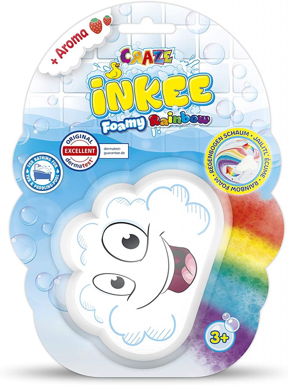 Inkee Badebombe Foamy Rainbow