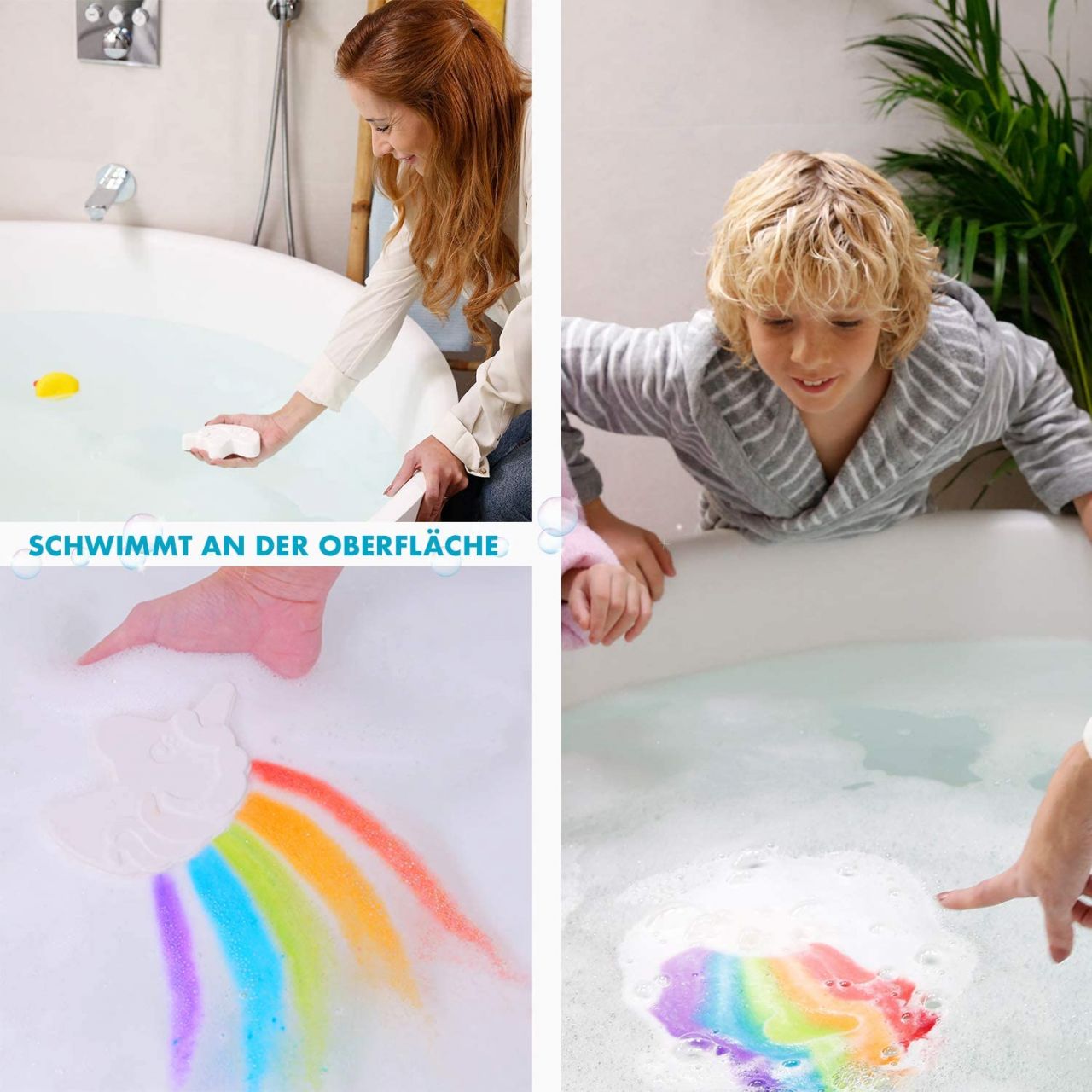 Inkee Badebombe Foamy Rainbow