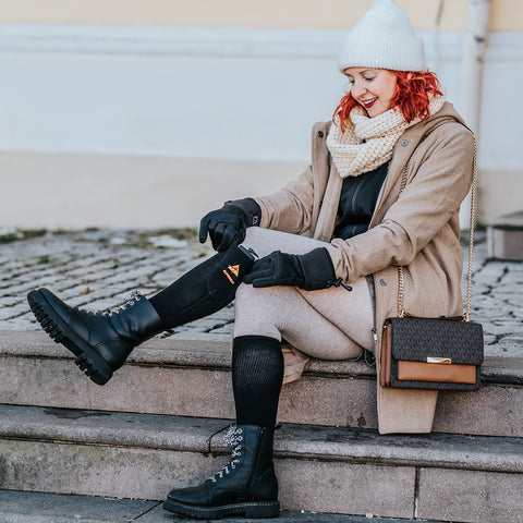 ALPENHEAT - Calze Riscaldate FIRE-SOCK APP Lana - Rimani Confortevole e Caldo Tutto il Giorno! 🔥🧦✨