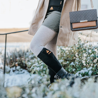 ALPENHEAT - Calze Riscaldate FIRE-SOCK APP Lana - Rimani Confortevole e Caldo Tutto il Giorno! 🔥🧦✨