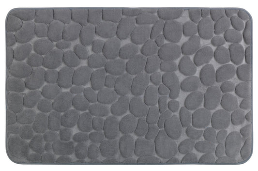 Badematte Memory Foam 50x80 Pebbles grau