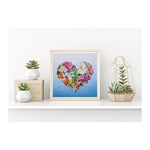 Diamond Painting Blumenherz