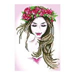 Diamond Painting Blumenhaarschmuck