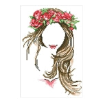 Diamond Painting Blumenhaarschmuck